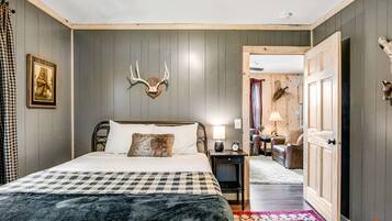 3 chambres, coffres-forts dans les chambres, bureau