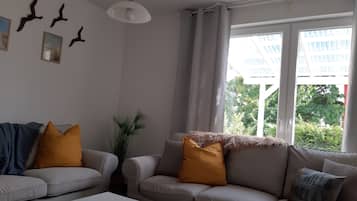 Tv, pejs, bøger, stereoanlæg
