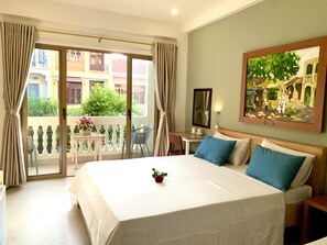 Hypo-allergenic bedding, down duvets, memory-foam beds, minibar