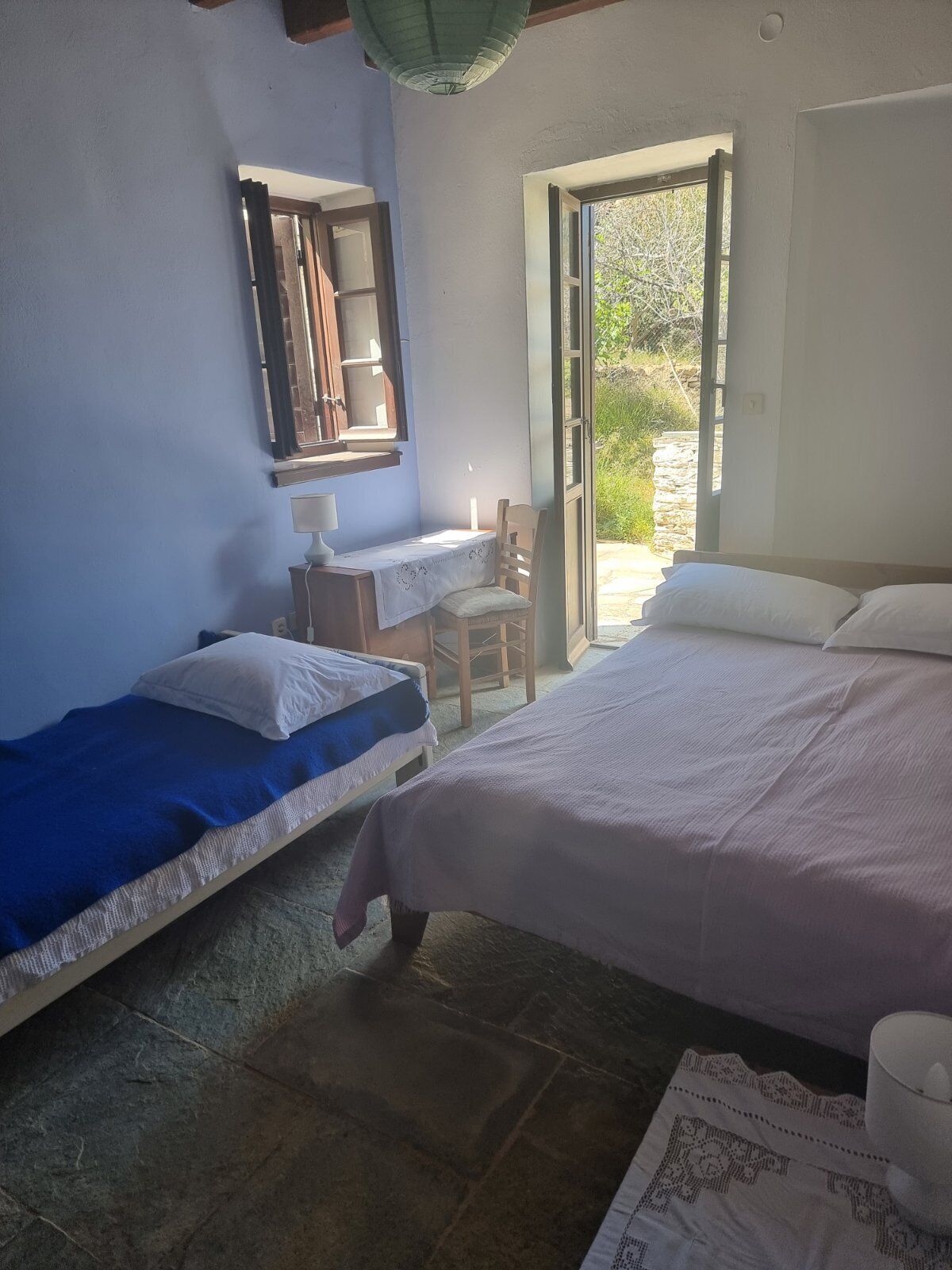 Panoramic Sea View Villa - 15 min walk to the beach of Platys Gialos