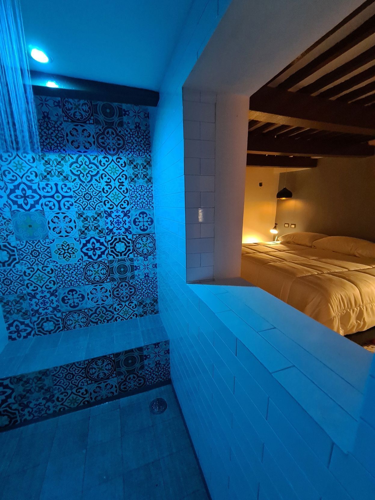 1 habitación, edredón y camas con efecto memoria 