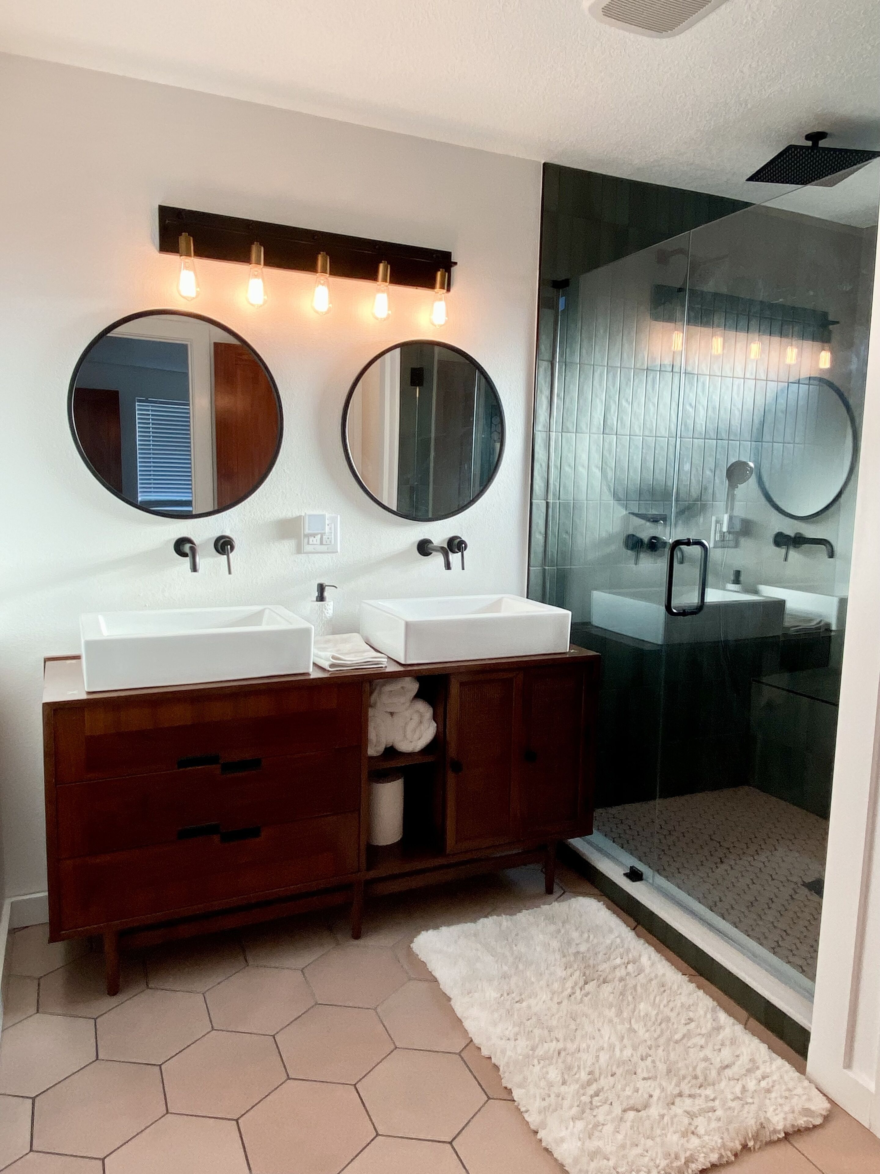 Split floor plan 4 bed 3 bath home! Steps to the sand!