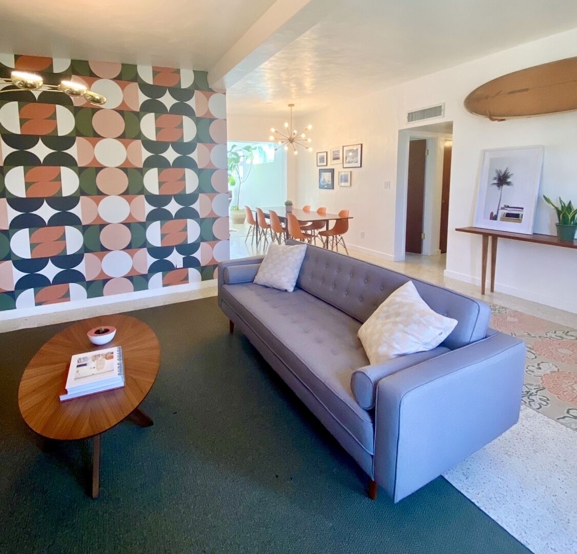 Split floor plan 4 bed 3 bath home! Steps to the sand!