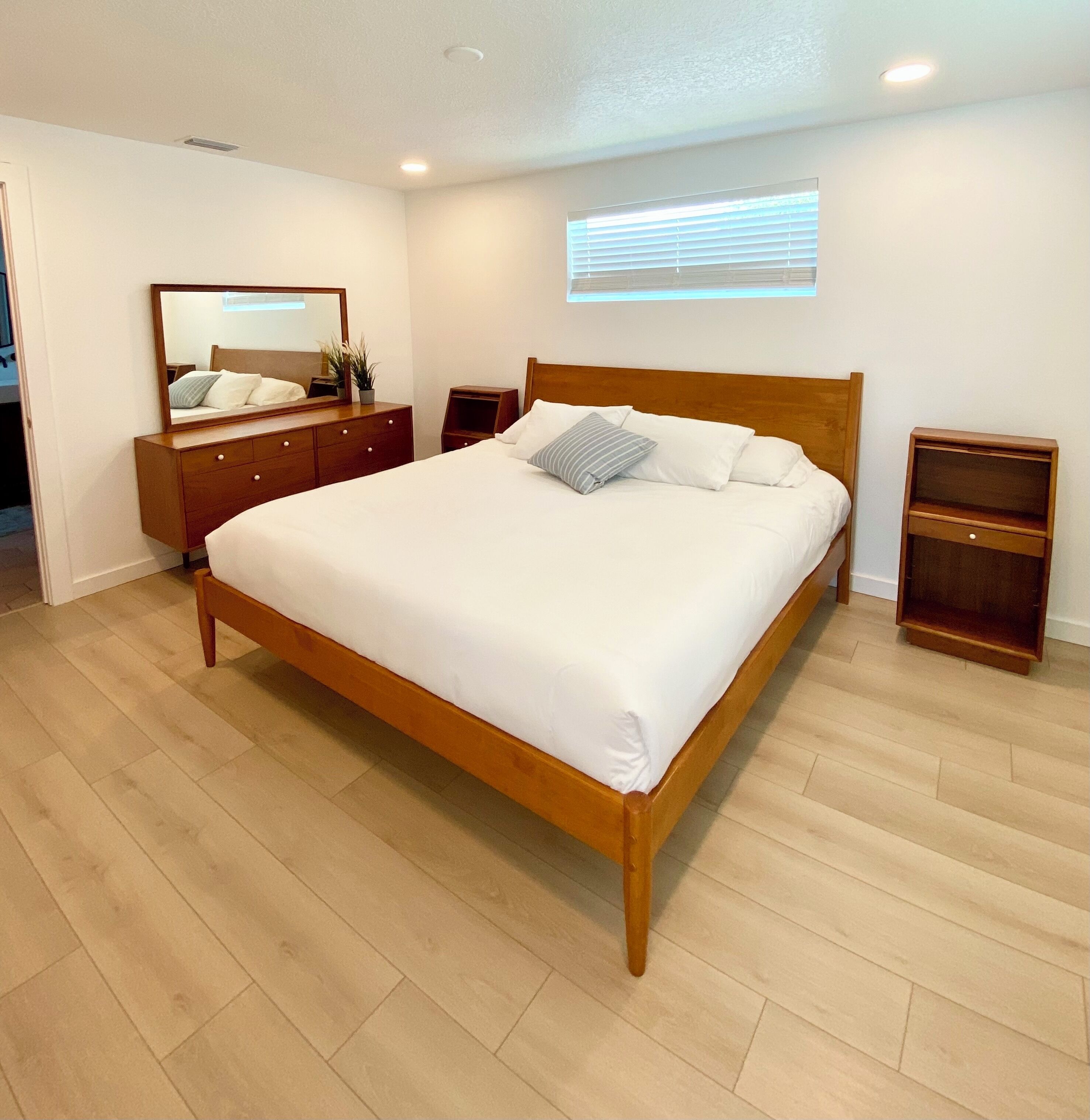 Split floor plan 4 bed 3 bath home! Steps to the sand!