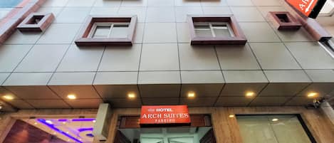 Fassade der Unterkunft