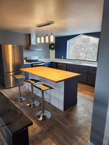 Large open concept Apartment in downtown Waterville.  Completely renovated