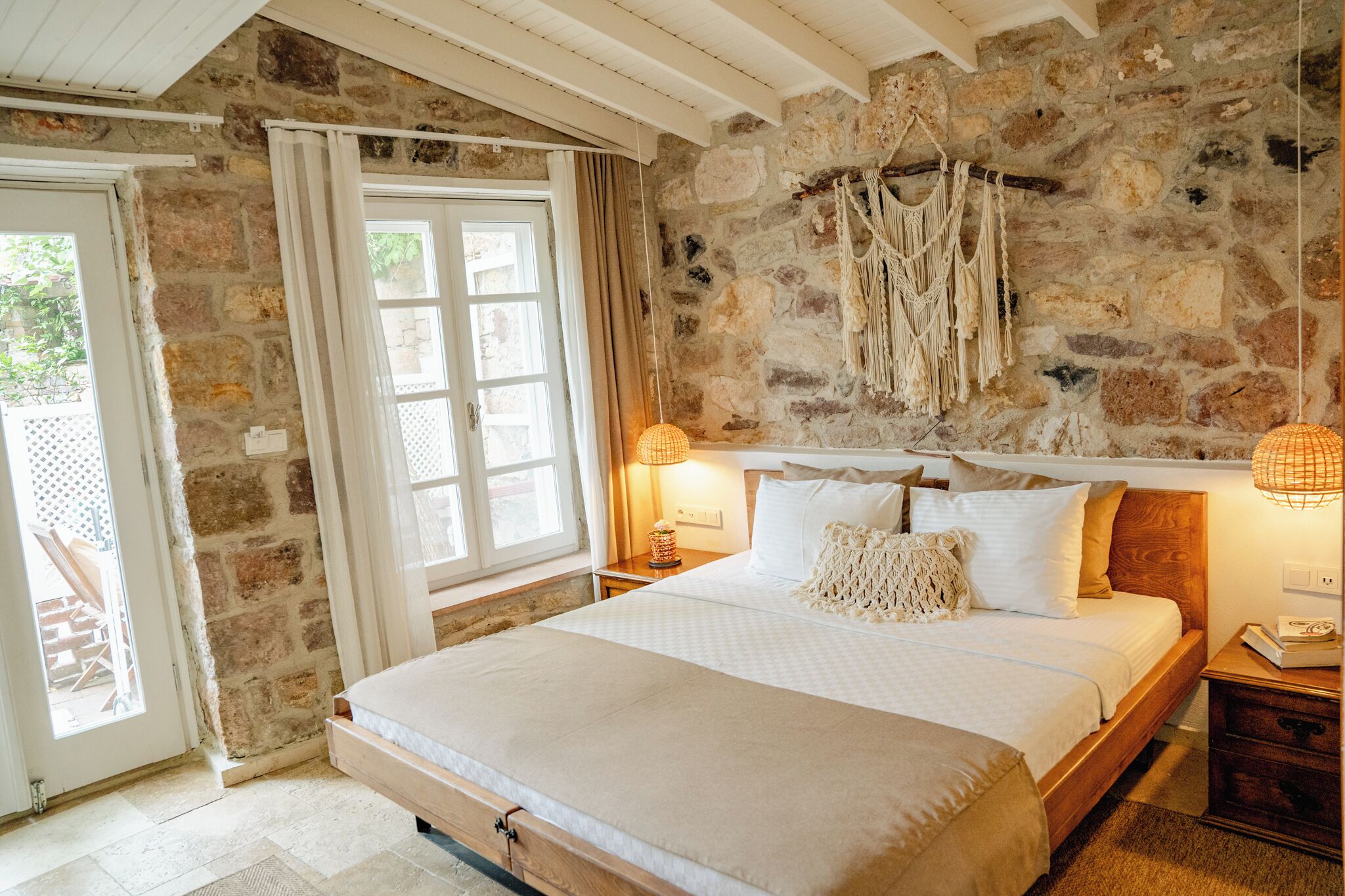 Standaard tweepersoonskamer | Lakens van Egyptisch katoen, luxe beddengoed, pillowtop-bedden