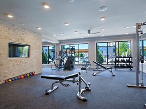 Fitness facility - Luxury Apt with Balcony in Buckhead! (Atlanta)