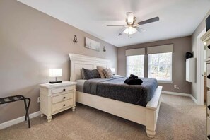 6 bedrooms, iron/ironing board, travel cot, free WiFi