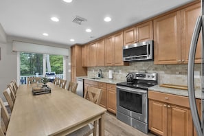 Fully Equipped Kitchen with Dining Area