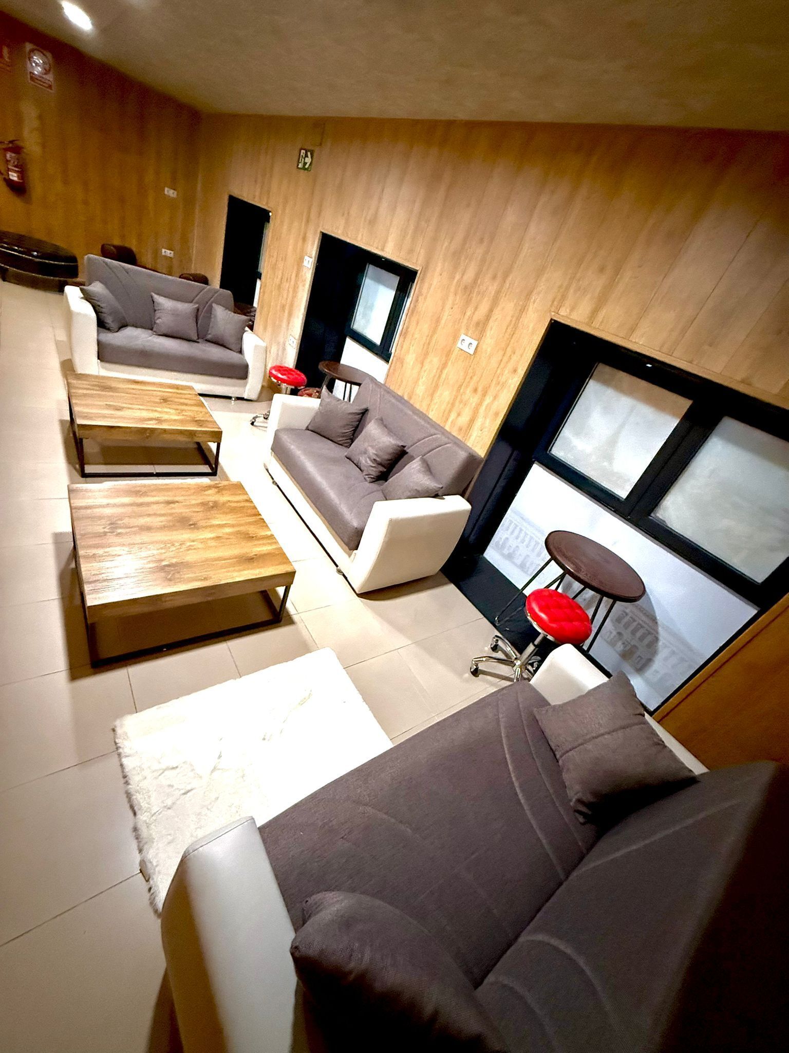 Comfort Shared Dormitory, Mixed Dorm, Non Smoking | Living area | 55-inch Smart TV with digital channels, TV, printers