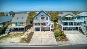 Exterior - Cast-A-Waves  - Ocean View Home w/ Pool & Hot Tub (Surf City)