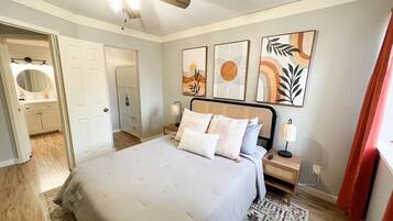 1 bedroom, iron/ironing board