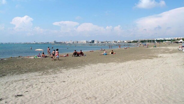 Vlak bij het strand