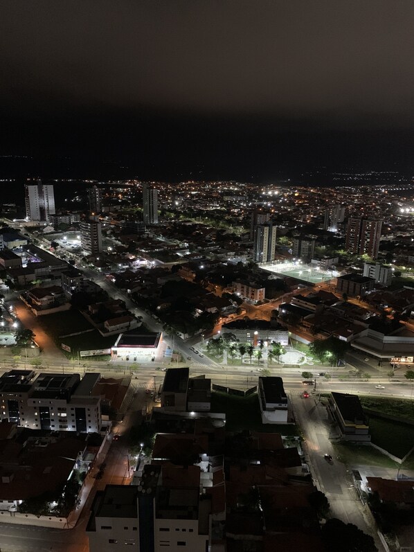 Vista de la ciutat des de l'allotjament