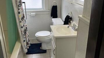 Hair dryer, towels