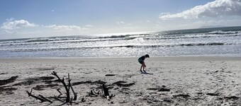 Classic kiwi bach, Walk to the beach, pubs and shops