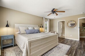 5 bedrooms, iron/ironing board, travel crib, free WiFi