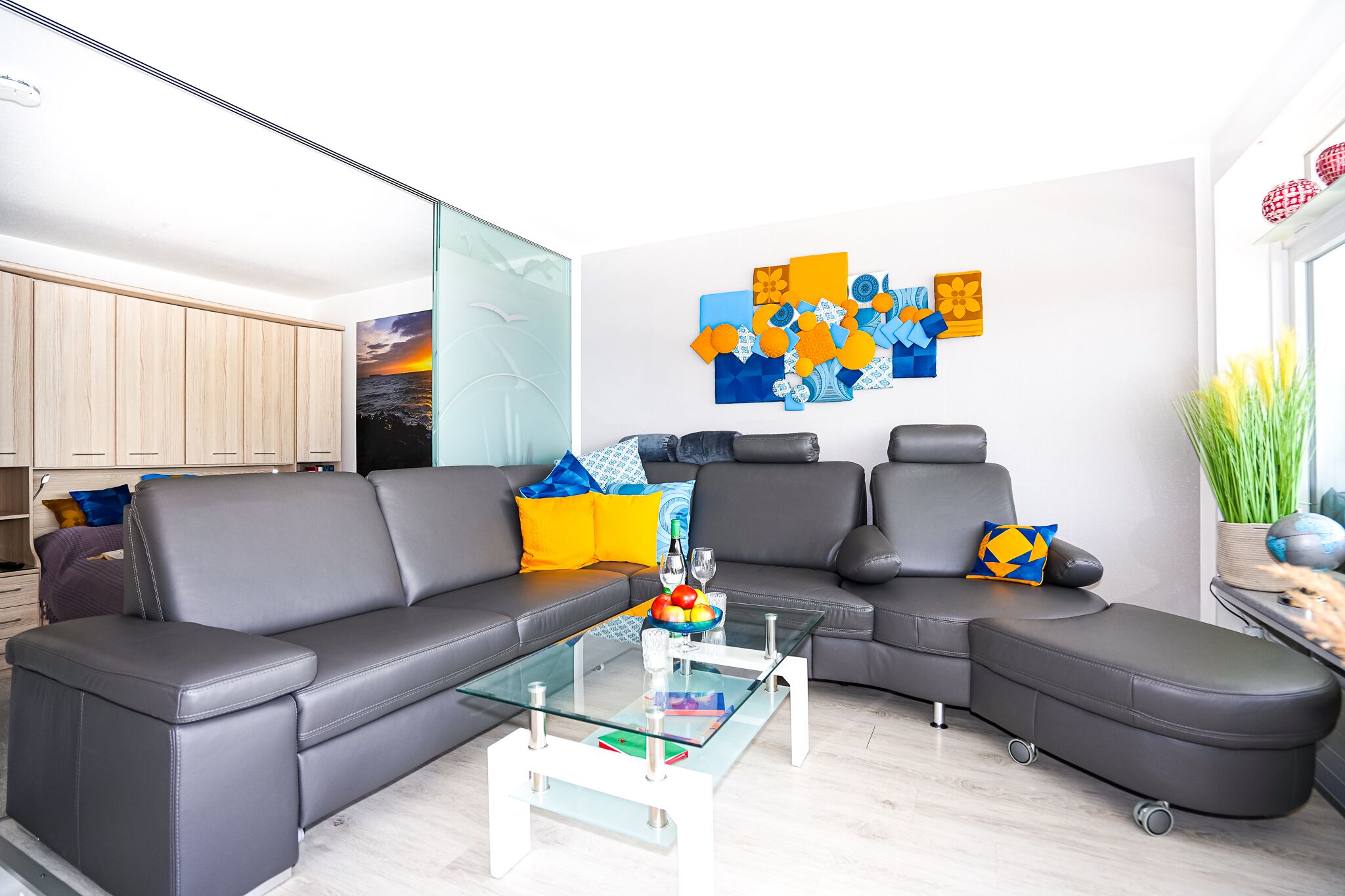 Ferienwohnung für den Verträumten Urlaub zu Zweit - Meerblick und Gute Laune !