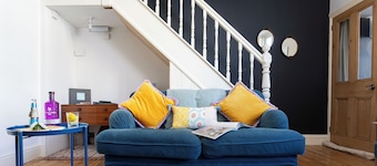 NEW! Stylish period cottage near town with log burner, parking, garden.