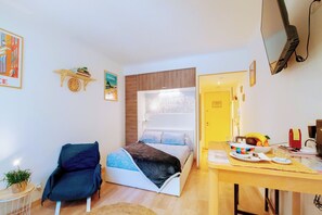 1 Schlafzimmer, Schreibtisch, Bügeleisen/Bügelbrett, WLAN