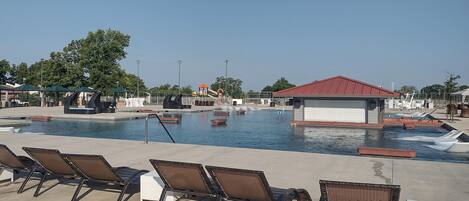 Indoor pool, outdoor pool