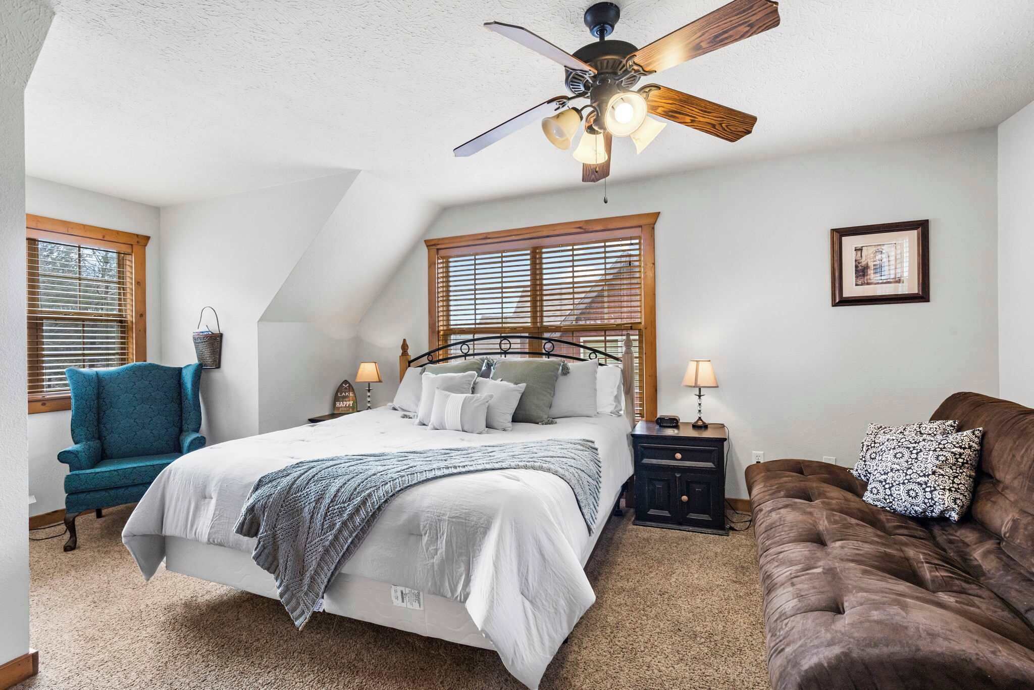 Cabin, Multiple Beds, Fireplace (Whispering Creek) | 4 bedrooms, individually decorated, individually furnished, free WiFi