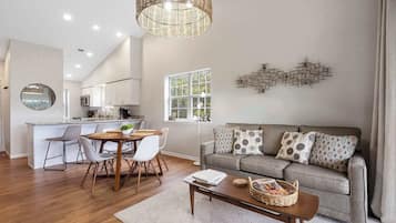 Condo, Multiple Beds, Kitchen, Garden View (Whiskey's Hillside Retreat ) | Living area | 42-inch flat-screen TV with digital channels