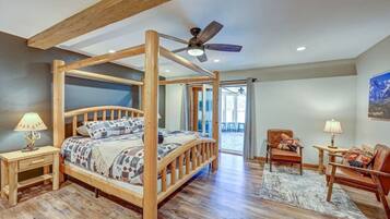 3 soveværelser, skrivebord, strygejern/strygebræt, weekendseng