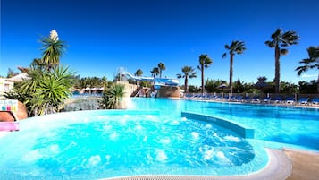 Indoor pool, seasonal outdoor pool