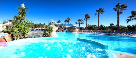 Indoor pool, seasonal outdoor pool