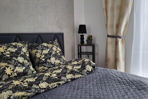 1 makuuhuone, ilmainen Wi-Fi, vuodevaatteet