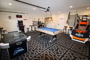 Games room - 4BR Family Retreat | Heated Pool + Epic Game Room (Palm Harbor)