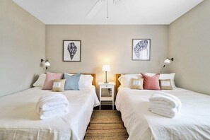 2 bedrooms, iron/ironing board, travel crib, WiFi