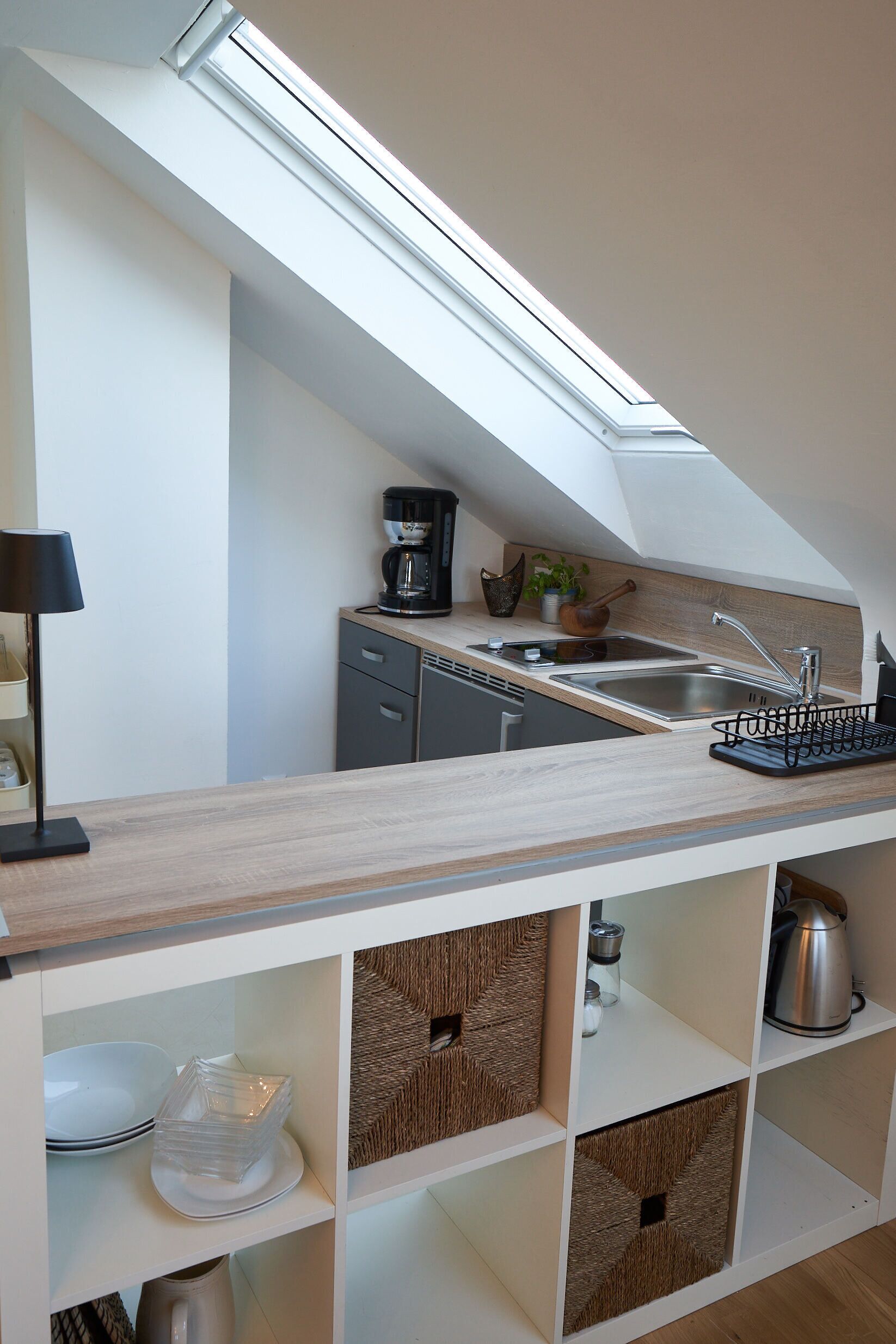 Helle, Gemütliche Dachgeschosswohnung mit Blick Über das Neckartal