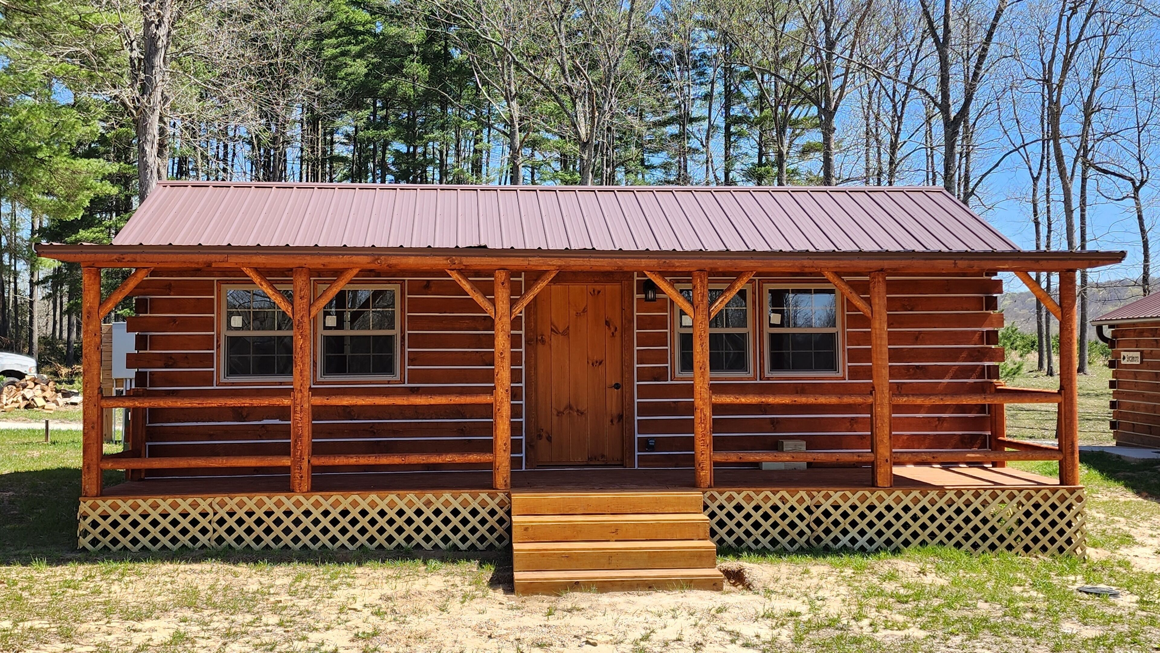 Pine Camping Cabin