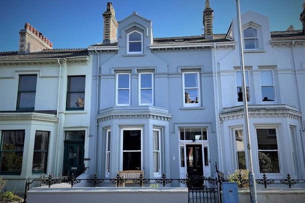 Typical Victorian townhouse located in a conservation area in Upper Douglas