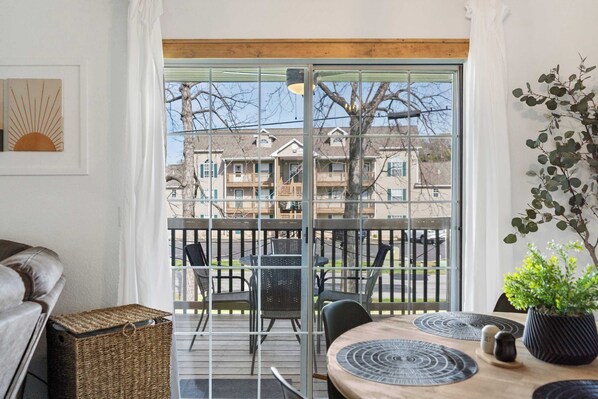 Condo, Multiple Beds, Patio, Garden View (Our Landing Place) | Dining