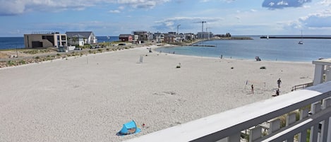 Aan het strand