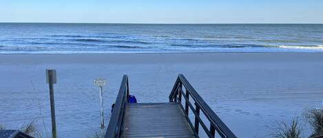 Sun loungers, beach towels