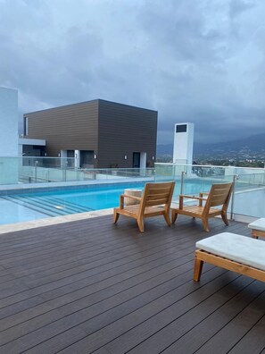 Terrace/patio - Comfy Studio with rooftop pool (Kingston)