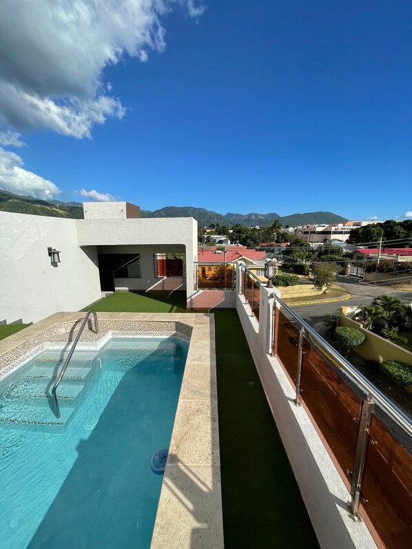 Leilighet – deluxe | Terrasse/patio