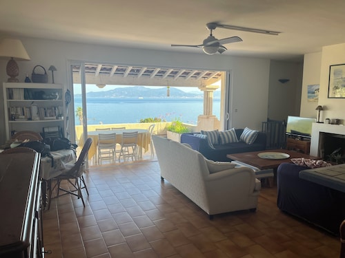 Villa vue 360 baie ajaccio, montagnes et maquis - 5 min a pied plage