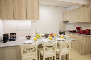 Family Suite, Multiple Beds | Private kitchen - Rhodes City Center Suite (Rhodes)