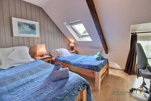 4 habitaciones, tabla de planchar con plancha y wifi gratis 