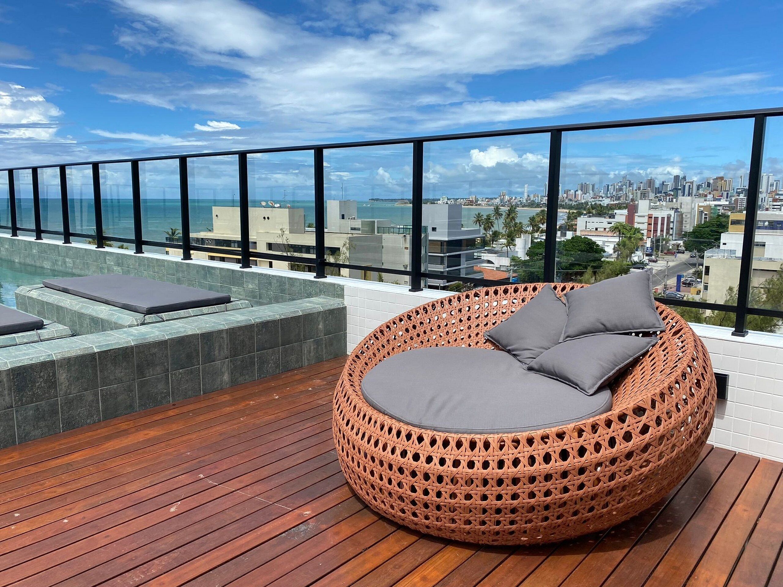 Apartamento básico | Terraço/pátio