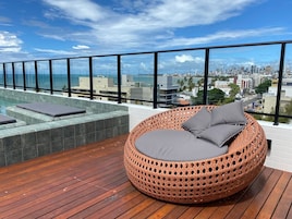 Apartamento básico | Terraço/pátio