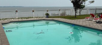 Right next to Rappahannock River with a million dollar view from the pool.