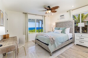 2 bedrooms, desk, iron/ironing board, travel crib - Pele's Paradise- Absolute Oceanfront Paradise with Air Conditioning! (Keaau)