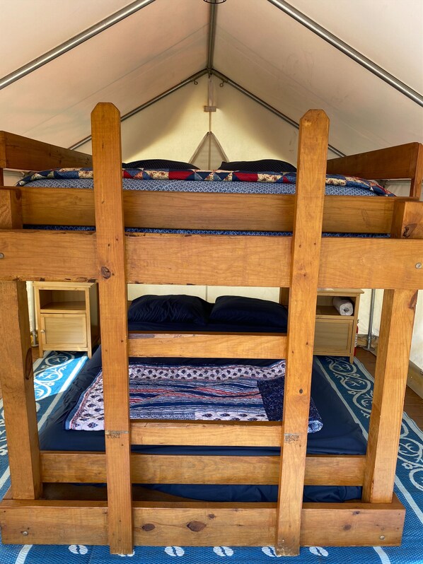 Barraca luxo | 1 quarto, roupa de cama